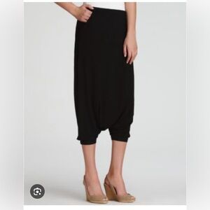 Eileen Fisher Black Harem-Style Pants